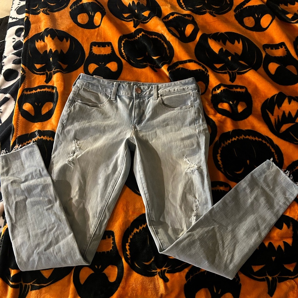 American Eagle super stretch x4 jeggings size 8 long